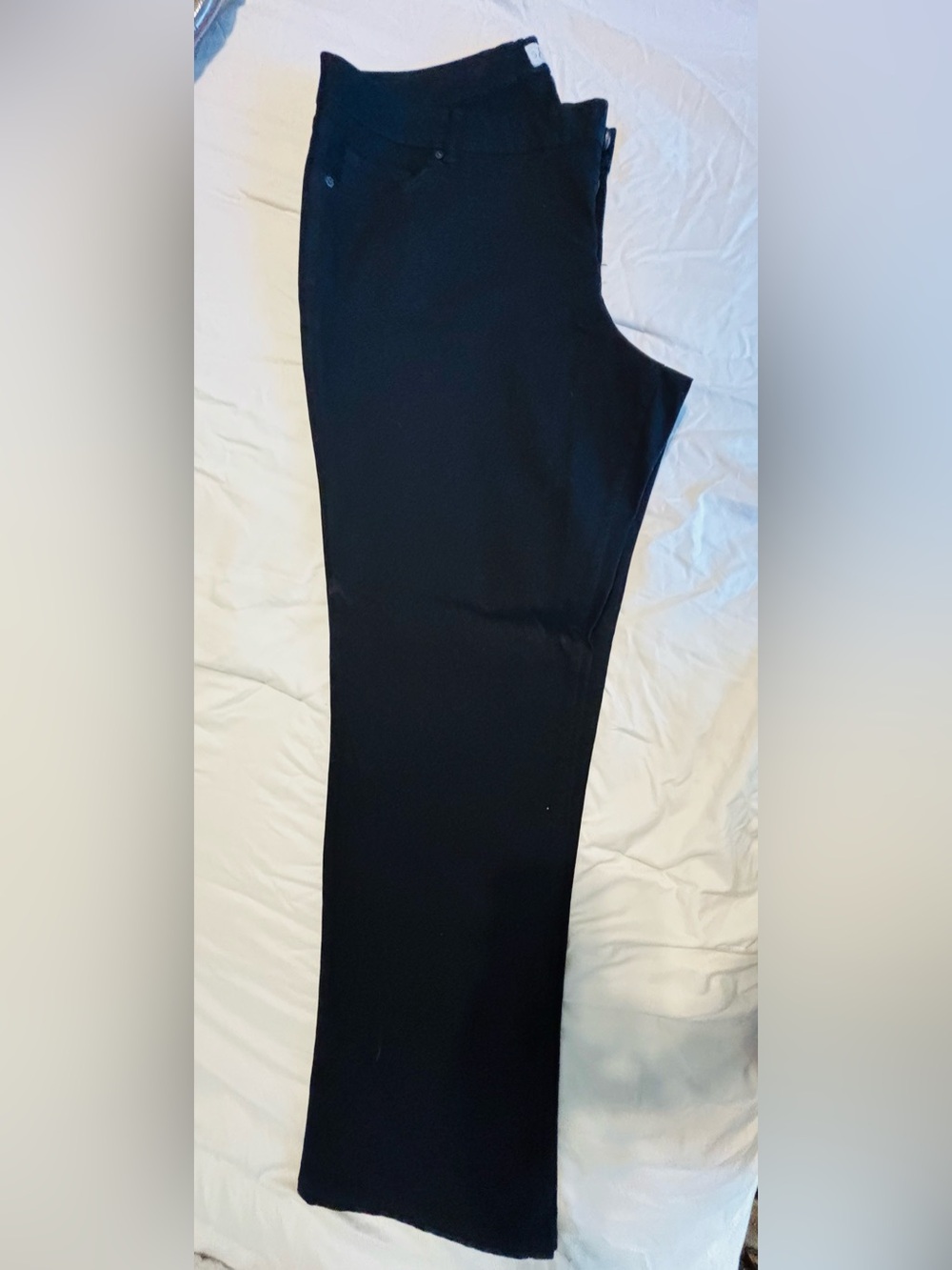 S&Co Curvy Skinny Boot Black Jeans Size 18 Low Rise